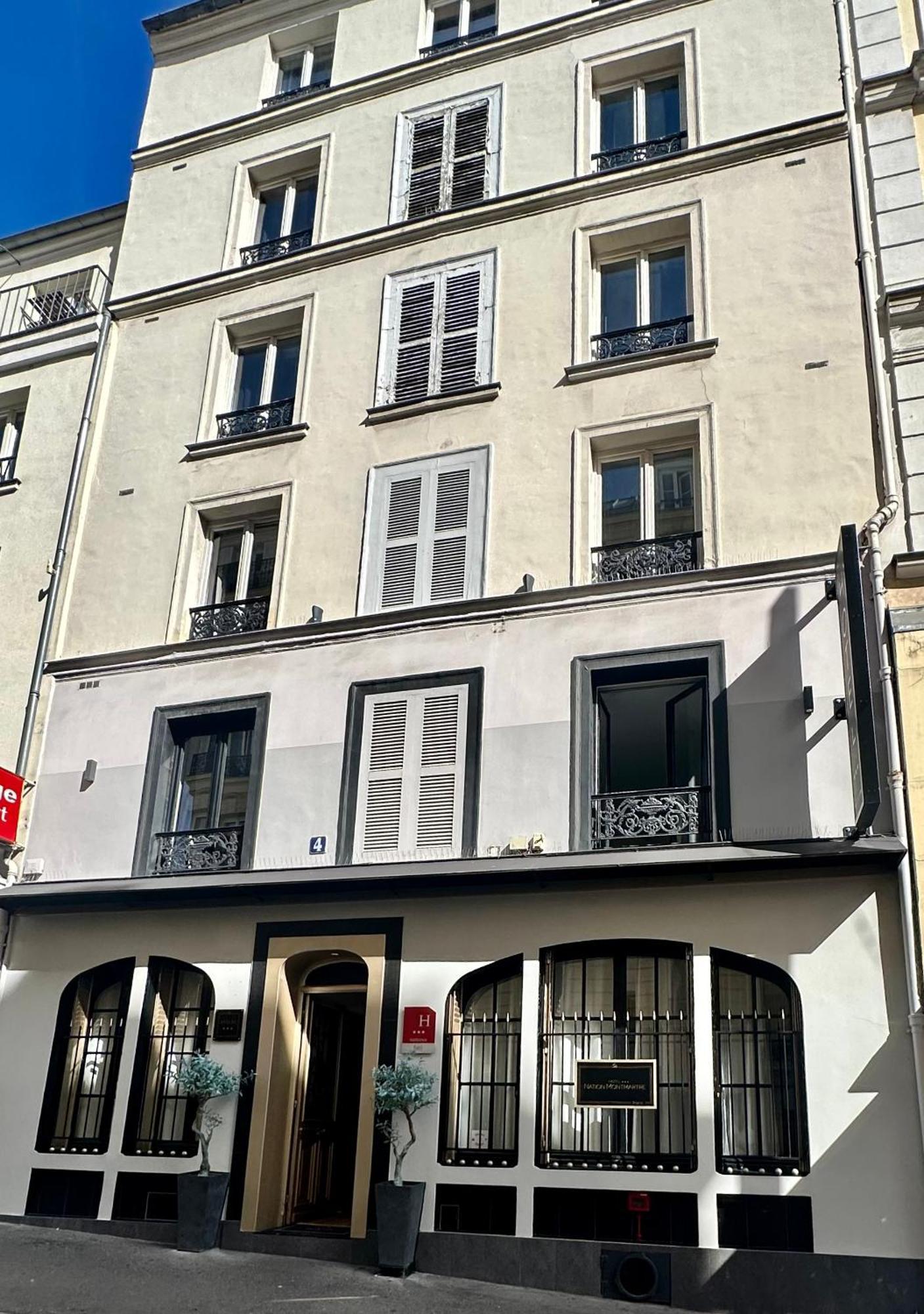 Hotel Nation Montmartre Parijs Buitenkant foto